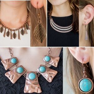 Copper Tone Jewelry Set - Choose 1!